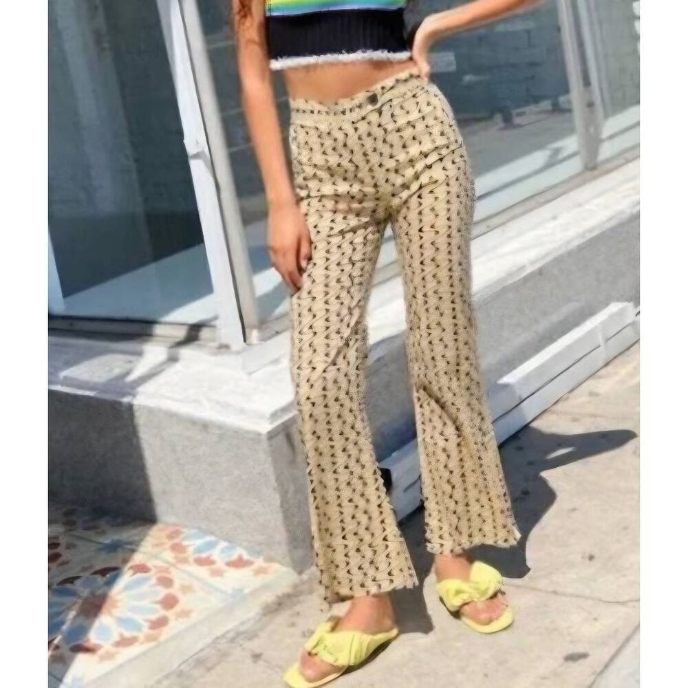 Gimaguas Disco Pants Swirl Pattern Size Medium